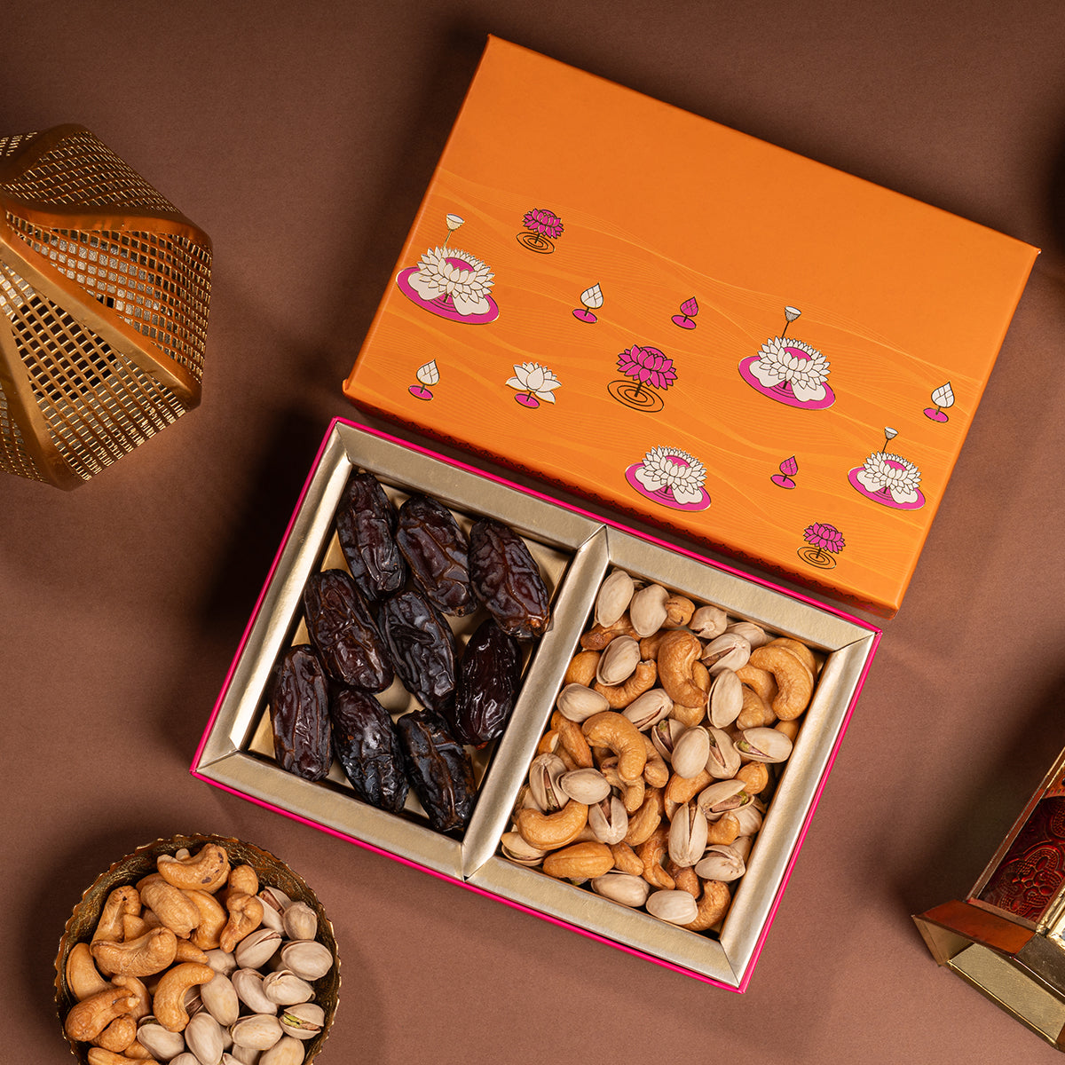 Gift Box Dry Fruits Lotus Box