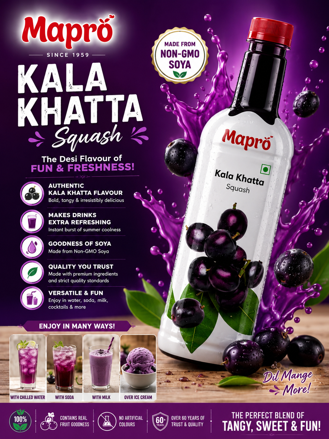 Mapro Kala Khatta Squash