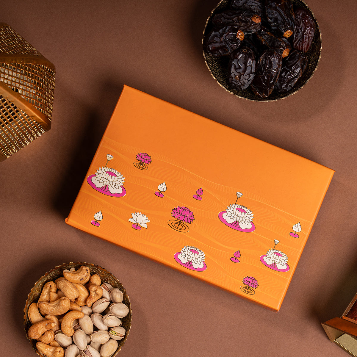 Gift Box Dry Fruits Lotus Box